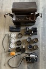 Vtg. Nikon F Photomic 35mm Slr Film Camera Untested. With Lots of Accessories