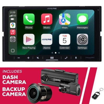 Alpine iLX-W770-M 6.75'' Receiver w/ BackUp Bullet Camera & DVR-C310R Dash Camera