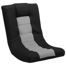 HOMCOM Folding Floor Chair, Floor Sofa with Adjustable Backrest, Wide Seat