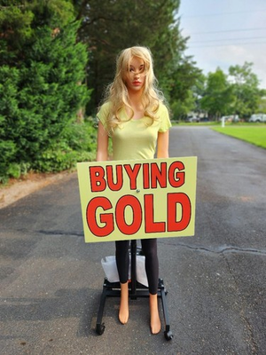 #ad Sign Spinner Waving Mannequin battery included Sidewalk sign Advertising Sign $845.00