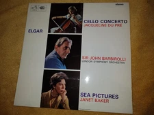 RARE NM UK 1ST STEREO ASD 655 - JACQUELINE DU PRE - CELLO CONCERTOS