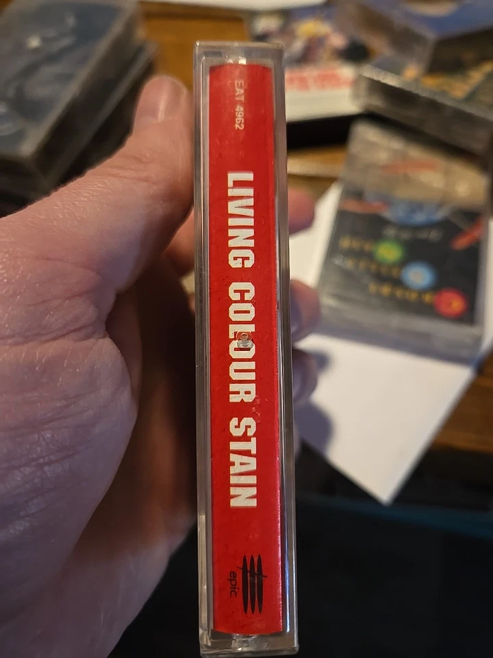 Living Colour – Stain (US, 1993, Advance Promo, Epic, Rock) Cassette Rare Foto 2 de 3