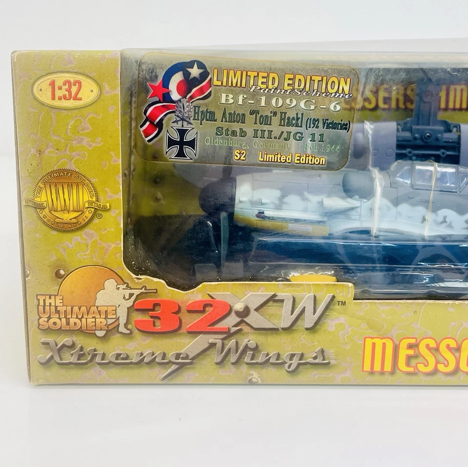 Ultimate Soldier 1:32 Messerschmitt Bf-109G-6 Toni Hackl 13302 New READ - Image 2 of 4