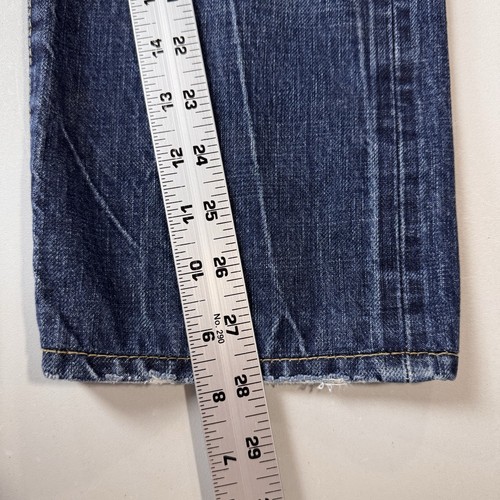 Dsquared2 Jeans Mens 46 (32x28) Cimosa Selvedge Low Rise Button Fly Distressed - Picture 12 of 14