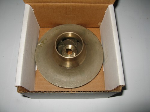 New in Box BELL & GOSSETT 118612LF Impeller 4-1/4" Brass PR-AB PR-BI - Picture 2 of 3