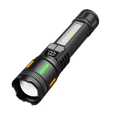 3000 Lumens Super Bright Rechargeable Flashlight IPX6 Waterproof LED Light