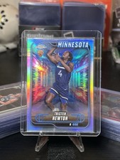2024-25 Topps Chrome 108 RC Tristen Newton Refractor