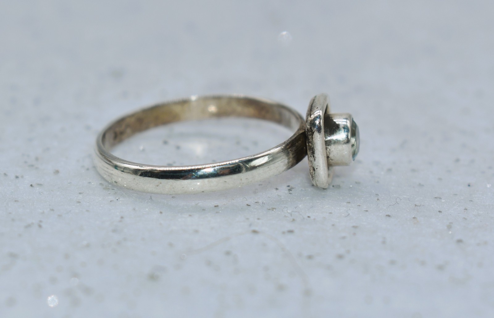 Sky Blue Topaz Sterling Silver Stackable Ring Siz… - image 6