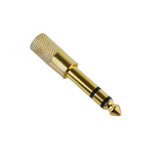 1 Pezzi Piccolo A Grande Cuffie Adattatore Convertitore Spina 3.5mm 6.35mm Audio - Foto 12 di 15