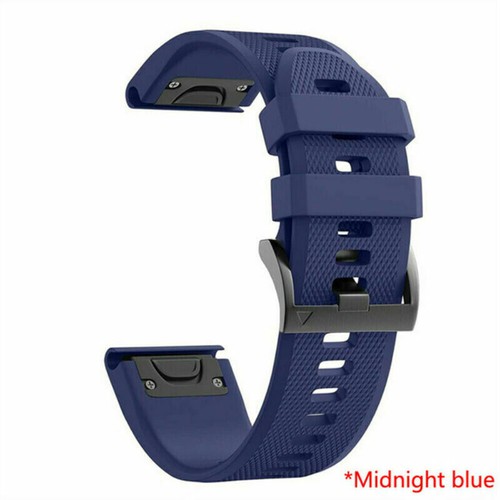 Sport Silicone Watch Strap Band Quick Fit For Garmin Fenix 7 6 5 7X 6X 5X 7S 6S - Picture 12 of 65
