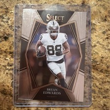 2021 Panini Select - Premier Level Bryan Edwards #121 Silver Prizm