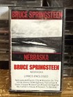 Bruce Springsteen: Nebraska Cassette, Oct-1990, Columbia  w/ Lyrics