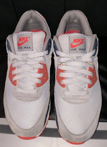 Nike Air Max 90 Smoke Gray Armory Navy Phantom Men's Sneakers DM0029-005 Sz. 9.5 - Picture 11 of 19