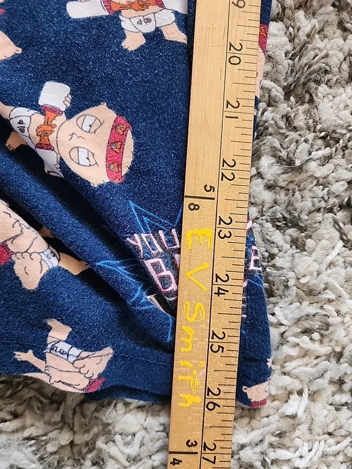 Pantalones de pijama Family Guy Stewie estampado Griffin bolsillos 2008 para hombre XL 100 % algodón Foto 2 de 4