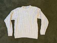 Geoffrey Beene Women’s Kint Sweater Size L 100% Cotton