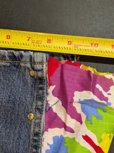 VTG Lee Blue Jeans Mens 34x34 Relaxed Fit Straight Leg Denim Custom Bell-bottom - Picture 13 of 24