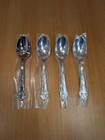 NEW Lot of 4 Reed & Barton RENAISSANCE Stainless 7-1/8" Oval Soup Spoon Set NOB