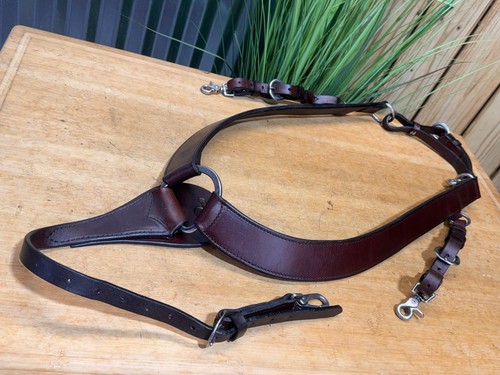 CIRCLE Y ~ Heavy Duty ~ Over The Neck Western Breast Collar ~ Trail Ride ~ Ranch