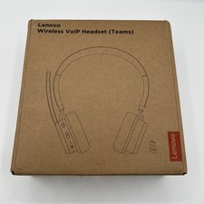 Lenovo Wireless VoIP Headset Teams Certified   Noise-Cancel Mic, USB-A