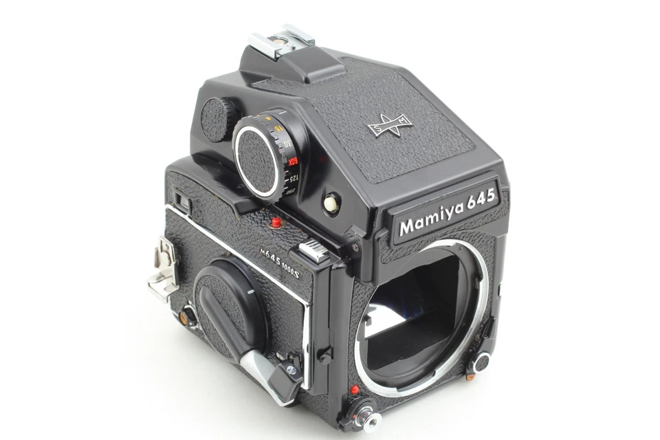 Medidor OK【N COMO NUEVO】 Mamiya M645 1000s cámara de formato medio buscador AE de Japón Foto 3 de 4
