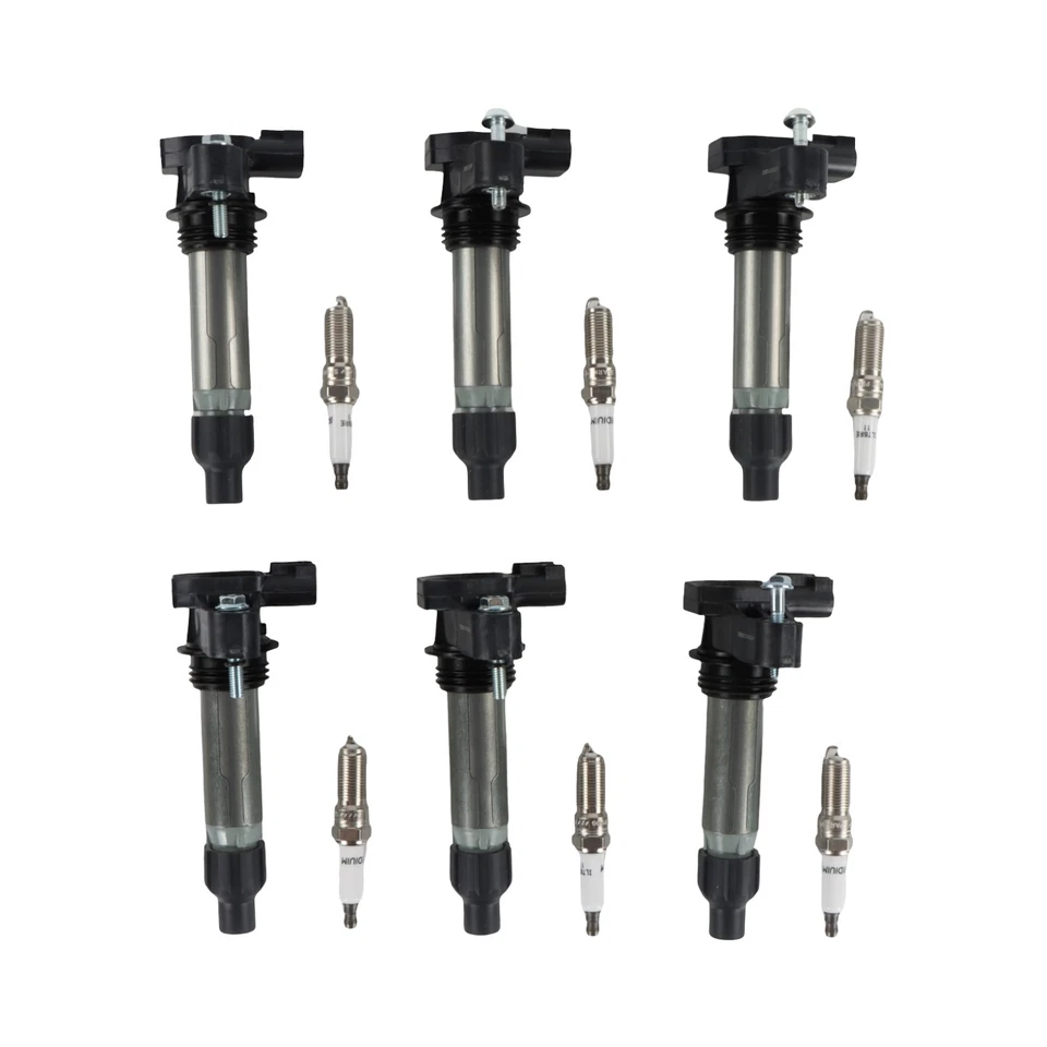 For 2010-2014 BUICK ENCLAVE 3.6L 6X Ignition Coil & Spark Plug UF569 HIGH ENERGY - Image 2 of 4