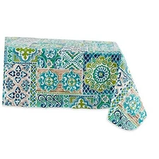 DII Print Collection Vinyl Multi-Use, 84" x 60" (Rectangular) Spanish Tile