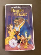 RARE Walt Disney's Beauty and The Beast VHS 1992 Black Diamond Classic 1325
