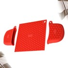  3 Pcs Saucepan Protectors Handle Sleeve Silicone Pot Holder Kitchen Tools