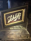 VINTAGE SCHLITZ BEER CASH REGISTER  LIGHTED SIGN MILWAUKEE WI