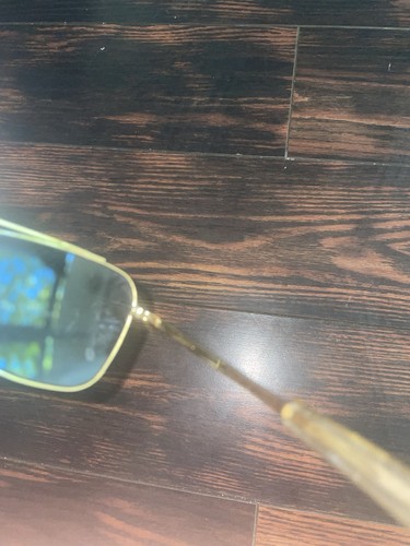 Vintage B&L Ray-Ban Outdoorsman – Gold Aviator – Brow Bar – USA – 1960s RARE - Picture 11 of 12