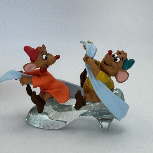 Hallmark Keepsake Ornament 1997 Disney Cenicienta Gus y Jaq Zapatilla de Vidrio con Caja - Imagen 5 de 8