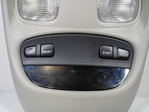 Jeep Grand Cherokee 1999-2004 consola superior domo mapa luz OEM gris - ¡FUNCIONA!! - Imagen 4 de 15