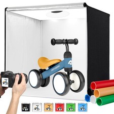 ZKEEZM Photo Studio Light Box Photography 32"x32" with 210 LEDs and 6 Colors ...