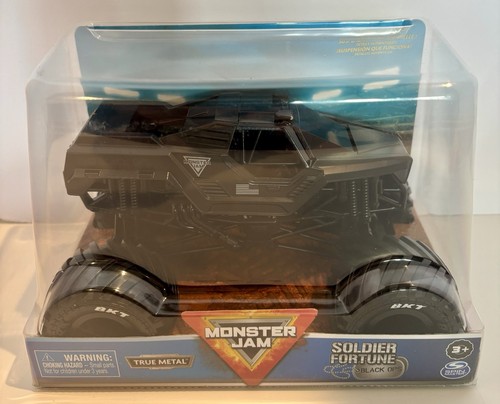 2021 Monster Jam Soldier Fortune Black Ops Monstertruck - Brandneu - Maßstab 1:24