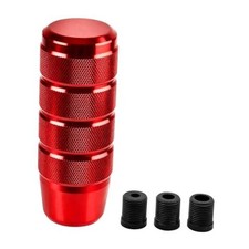 95mm/3.74" Car Shifter Knob, Aluminum Weighted Gear Shifter Knobs with Red