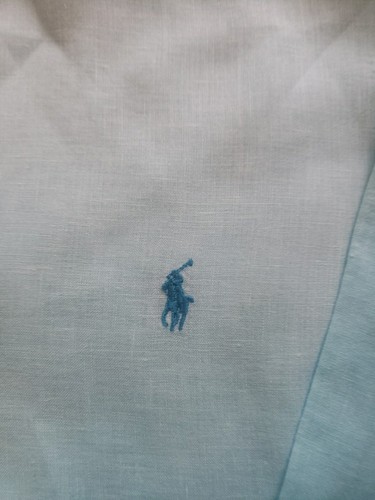 Ralph Lauren Shirt Mens XL 100% Linen Blue Ombre Long Sleeve Lightweight - Imagen 2 de 9