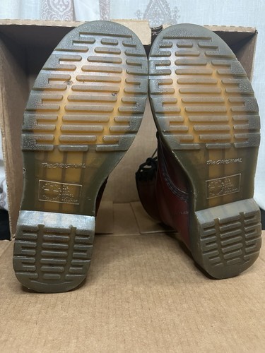 Dr. Martens Women's Luana Lace-Up Boots Cherry Red/Maroon/Burgundy, Size 8 - Picture 8 of 11