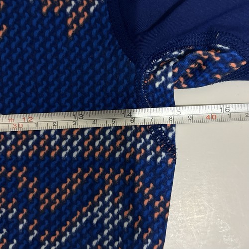 NIKE PRO Stretch Base Layer Shirt Rollkragen Laufoberteil Damen Small Blau - Bild 8 von 9