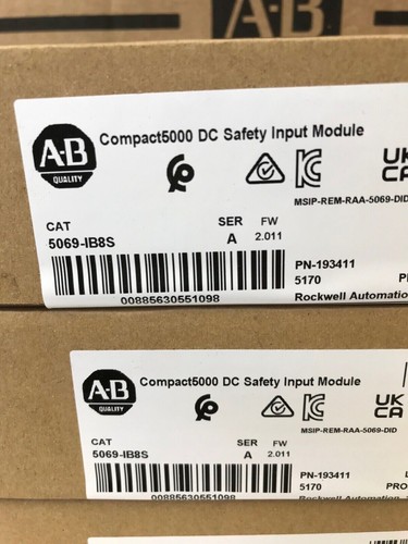 5069-IB8S/A AB 5069 entradas de seguridad de E/S compactas mercancías puntuales envío rápido - Imagen 3 de 4