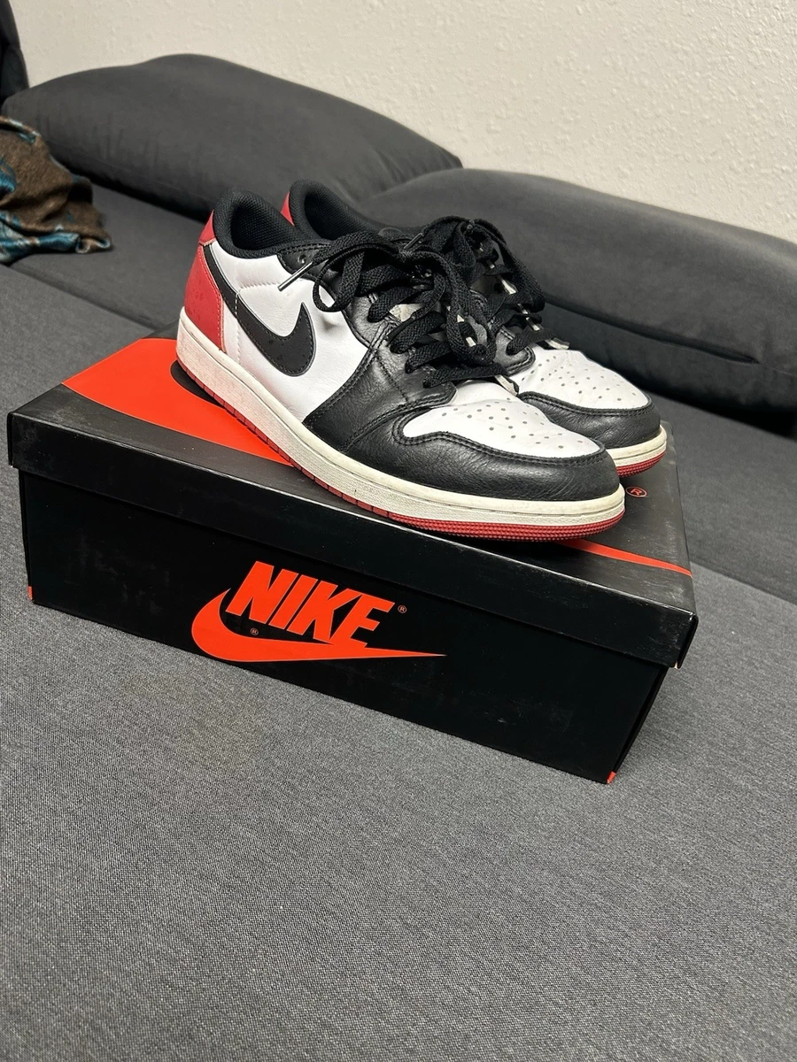Jordan 1 Retro OG Low Black Toe | eBay