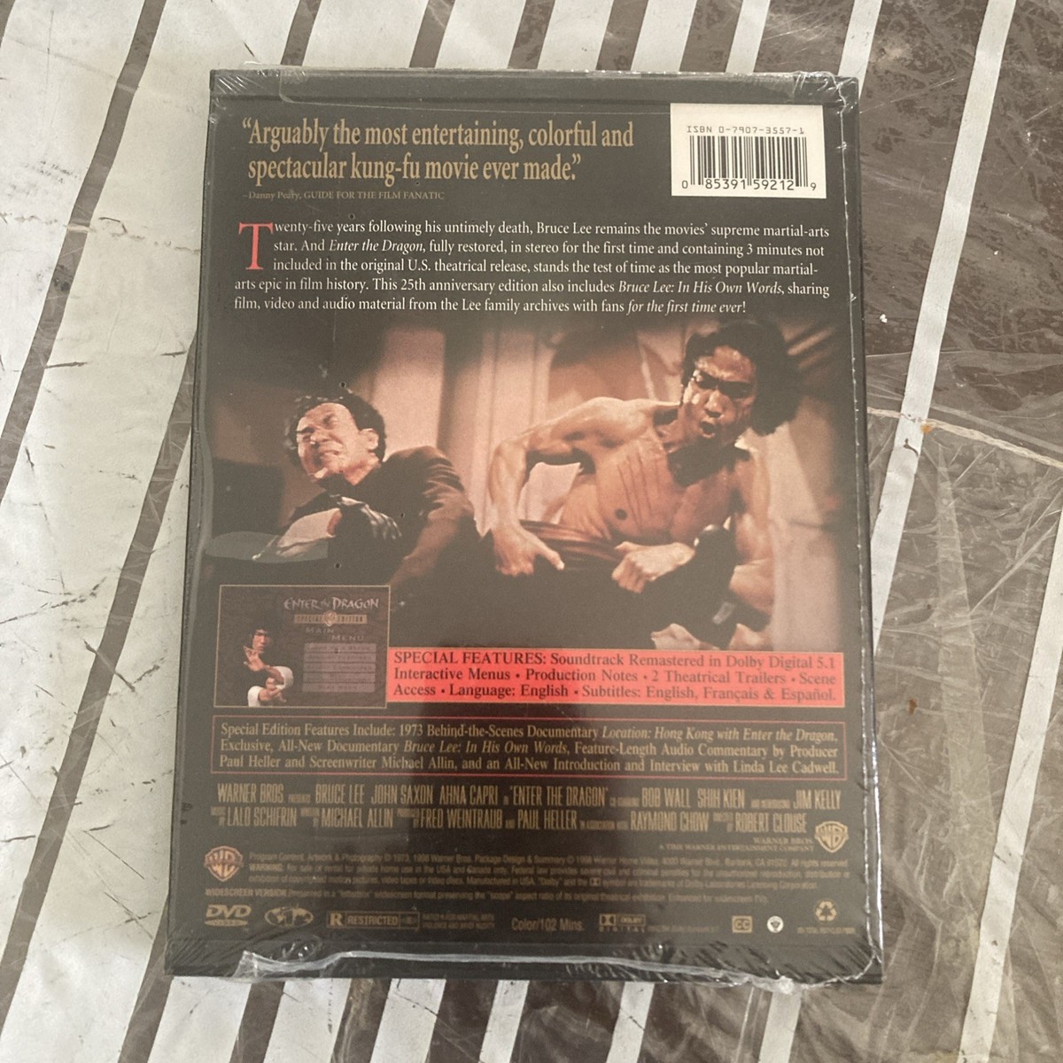 Enter the Dragon (DVD, 1998, 25th Anniversary Special