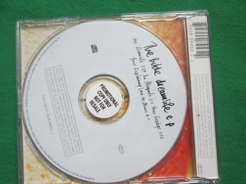 THE BIBLE - DREAMLIFE EP - WARNER MUSIC - CD PROMO - Imagen 2 de 2