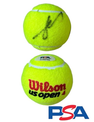 Emma Raducanu signed Autogramm Official Wilson US OPEN Tennisball PSA/DNA AUTO