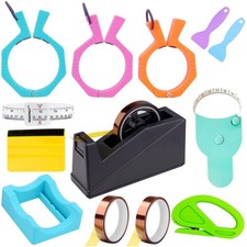 All-in-One Sublimation Tumbler Tool Set: Clamps and Tape Dispenser Included