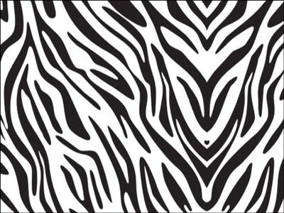 Zebra Print A4 Icing Sheet Cake Topper Edible Decoration Handbag