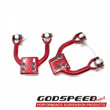 Fits 92-95 Civic Eg Adjustable Camber Front Upper Arm W Ball Joints Pair Steel Fits 92-95 Civic Eg Adjustable Camber Front Upper Arm W Ball Joints Pair Steel
