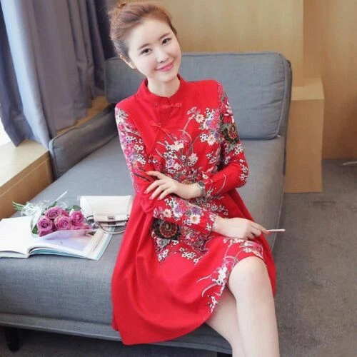 Polyester Long Sleeve Dresses for Women