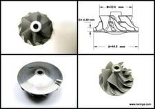 Verdichterrad des turbolader FORD MONDEO II 1.8 TD CW20-003 452124-0006