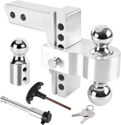 El enganche de remolque ajustable se adapta al receptor de 2"", 6" bolas tri reemplazables de caída/ascenso - Imagen 12 de 47