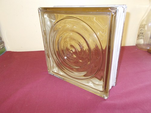 VTG NOS GLASS BLOCK WINDOW ARCHITECTUAL DECROTIVE DESIGN STORE DISPLAY CRAFT - Picture 6 of 12